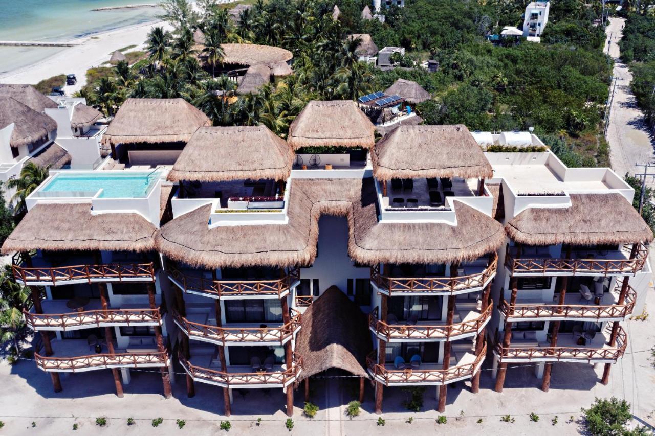 Casa Astral Eco Luxury Holbox Island - Sunset And Ocean View With Rooftop Pool Eksteriør billede