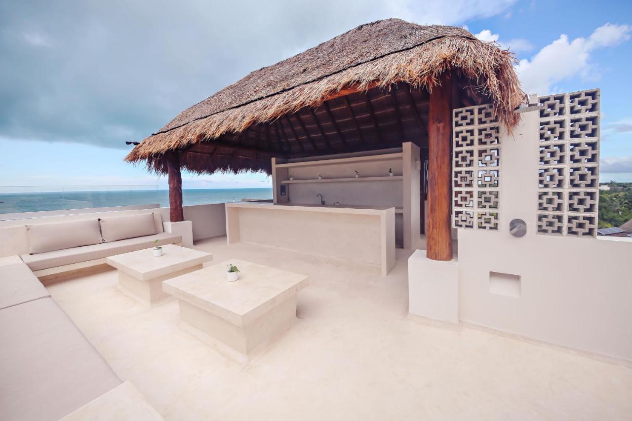 Casa Astral Eco Luxury Holbox Island - Sunset And Ocean View With Rooftop Pool Eksteriør billede